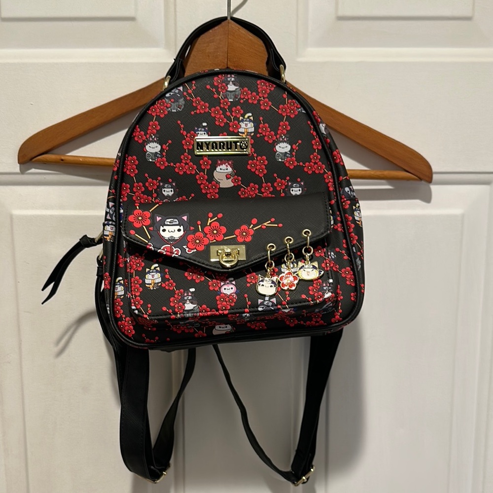 Nyaruto Cherry Blossoms Mini Backpack - image 1